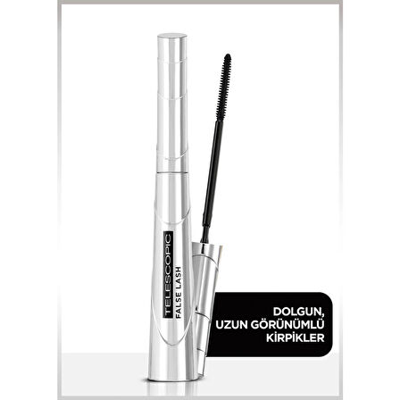 L'Oréal Paris False Lash Telescopic Fiber Maskara - Siyah
