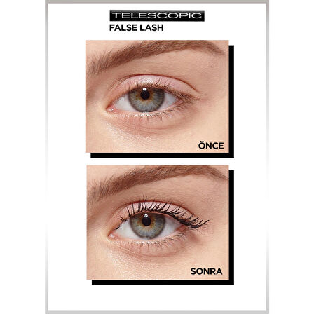 L'Oréal Paris False Lash Telescopic Fiber Maskara - Siyah