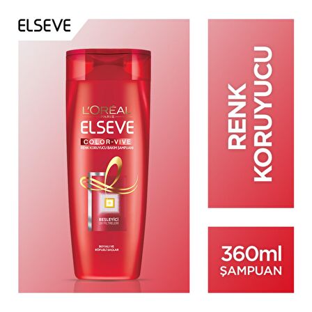 L'Oréal Paris Elseve Colorvive Renk Koruyucu Bakım Şampuanı 360 ml