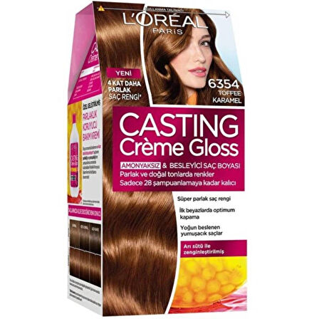 L'oreal Paris Casting Creme Gloss 6354 Toffee Karamel