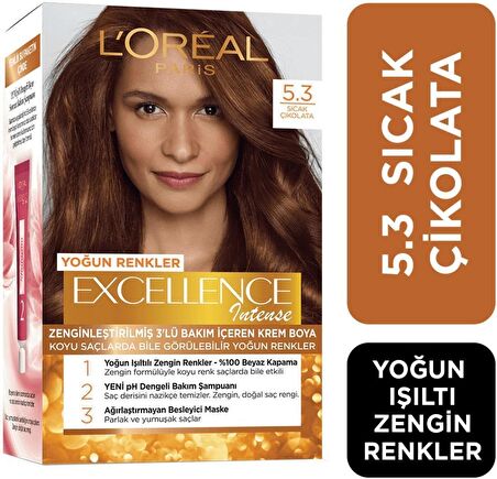 LOREAL SAÇ BOYASI İNTENSE 5/3 SICAK ÇİKOLATA