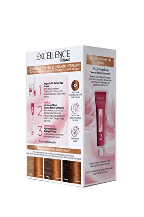 L'Oréal Paris Excellence Intense Saç Boyası 7-43 Tarçın Bakır
