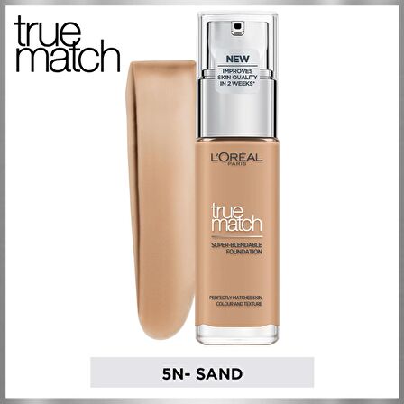 Loreal True Match Super Blendable Fondöten 5.N Sable/Sand