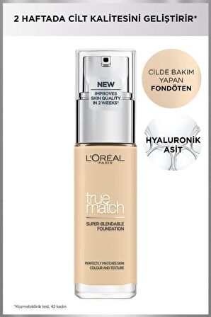 L'Oréal Paris True Match Bakım Yapan Fondöten 1D GOLDEN IVORY