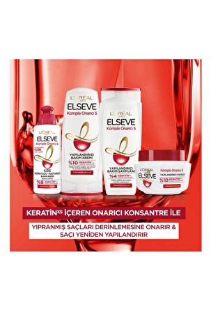 Elseve L'Oréal Paris Elseve Komple Onarıcı 5 Sıvı Saç Kremi 200 ml