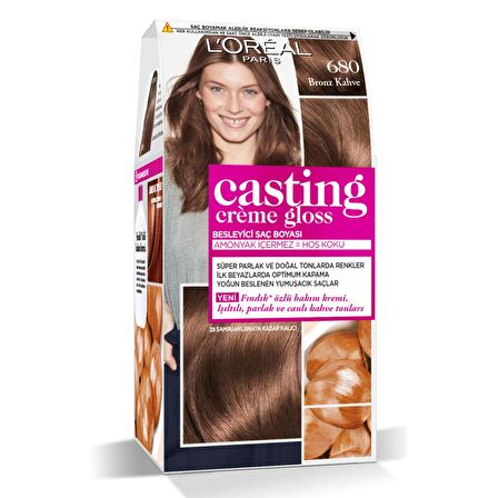 L'Oréal Paris Casting Crème Gloss Saç Boyası 680 Bronz Kahve