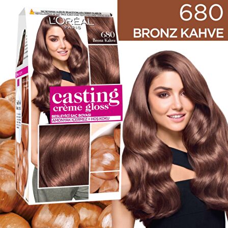 L'Oréal Paris Casting Crème Gloss Saç Boyası 680 Bronz Kahve