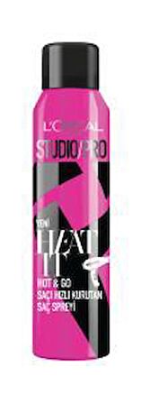 L’Oréal Paris Studio / Pro Heat It Hot & Go Saçı Hızlı Kurutan Saç Spreyi 150 ml