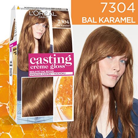 L'Oréal Paris Casting Crème Gloss Saç Boyası - 7304 Bal Karamel