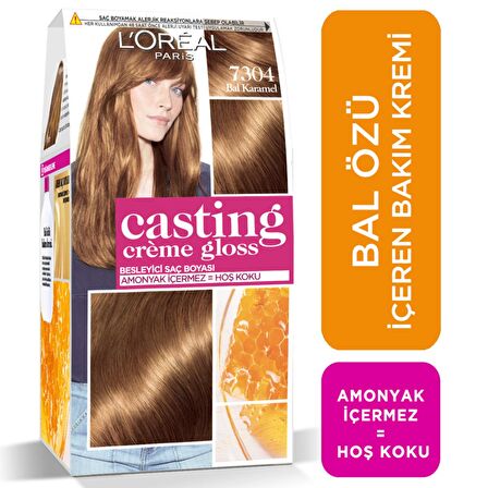L'Oréal Paris Casting Crème Gloss Saç Boyası - 7304 Bal Karamel