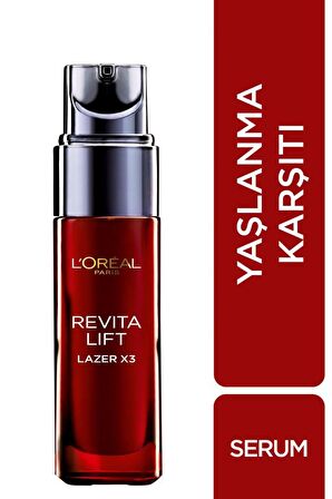 L'Oréal Paris Revitalift Lazer X3 Yoğun Yaşlanma Karşıtı Bakım Serum