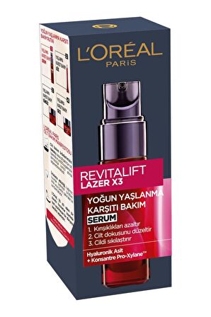 L'Oréal Paris Revitalift Laser X3 Serum Yaşlanma Karşıtı 30 Ml