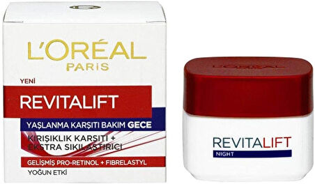 L'Oreal Paris Revitalift Yaşlanma Karşıtı Gece Bakım Kremi 50 ml