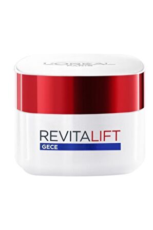 Loreal Paris Revitalift Kırışıklık Karşıtı Hyalüronik Asit 30 Yaş + Gece Yüz ve Boyun Kremi 50 ml 