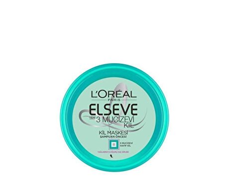 L'Oréal Paris Elseve 3 Mucizevi Kil Maskesi 150 Ml