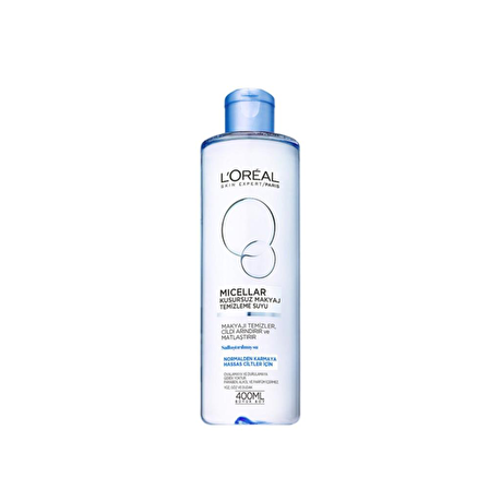 L'Oréal Paris Micellar Kusursuz Makyaj Temizleme Suyu Normal 400 ml
