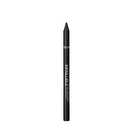 L'Oréal Paris Infaillible Gel Crayon Göz Kalemi 01 Back to Black - Siyah