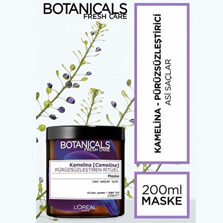 Botanicals Kamelina Pürüzsüzleştiren Ritüel Saç Maskesi 200 ml