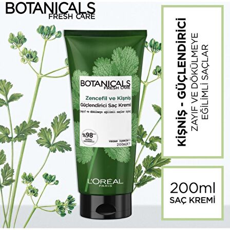 L'Oréal Botanicals Fresh Care Zencefil ve Kişniş Güçlendirici Saç Kremi 200 ml