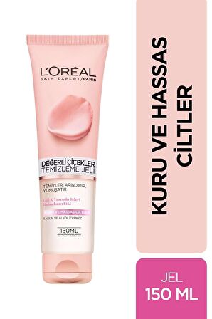 Loreal Paris Tüm Ciltler için Temizleyici Yüz Temizleme Jeli 150 ml 