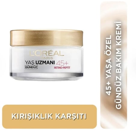 Loreal Yaş Uzmanı 45+ Kırışıklık Karşıtı Sıkılaştırıcı Gündüz Kremi 50 ML