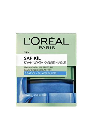 Loreal Saf Kil Siyah Nokta Karşıtı Maske 50ml