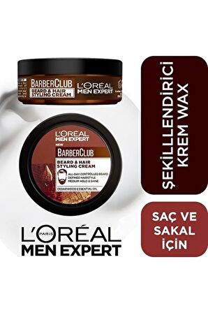 L'oréal Paris Men Expert Barber Club Saç Ve Sakal Şekillendirici Krem Wax 75 Ml