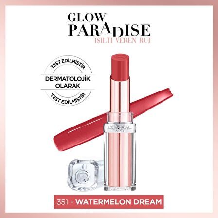 L'Oréal Paris Glow Paradise Balm-in-Lipstick - Işıltı Veren Ruj 351 Watermelon Dream
