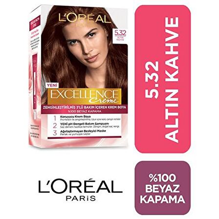 LOREAL SAÇ BOYASI 5/32 ALTIN KAHVE