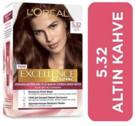 LOREAL SAÇ BOYASI 5/32 ALTIN KAHVE