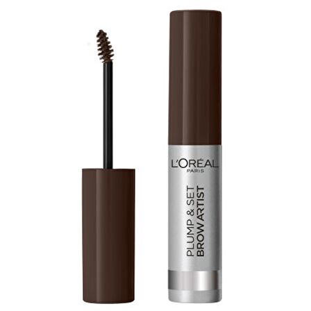 L'Oréal Paris Brow Artist Plump & Set Dolgun Görünüm Veren Kaş Sabitleyici Maskara - 108 Dark Brunette