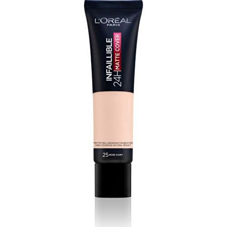 Loreal Infaillible 24H Matte Cover Yüksek Kapatıcı Fondöten 25