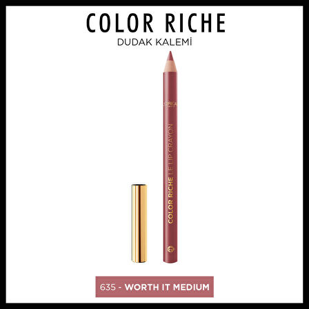 L'Oréal Paris Color Riche Dudak Kalemi - 635 Worth It Medium