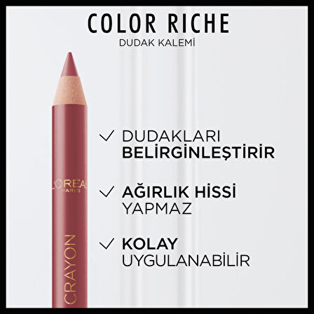 L'Oréal Paris Color Riche Dudak Kalemi - 635 Worth It Medium