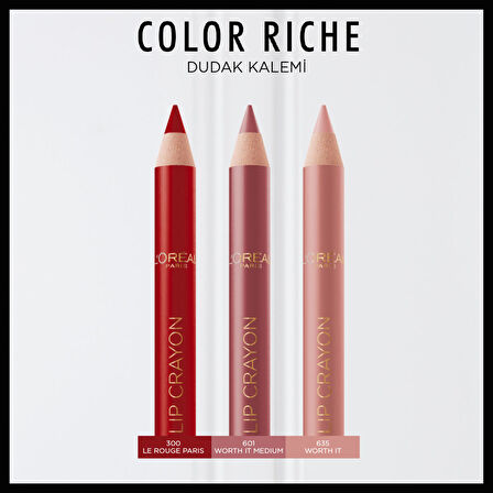L'Oréal Paris Color Riche Dudak Kalemi - 635 Worth It Medium