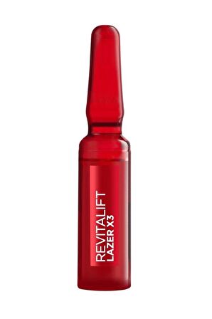 Loreal Paris Revitalift Lazer X3 Yaşlanma Karşıtı Hyalüronik Asit 30 Yaş + Gece-Gündüz Yüz ve Boyun Kremi 7x2 ml 