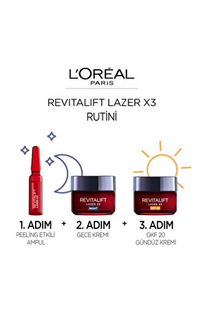 Loreal Revitalift Lazer 7 Günlük Kür Peeling Etkili Ampul 7x1ml  3600523854365