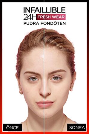 Infaillible 24h Fresh Wear Pudra Fondöten 180 Rose Sand