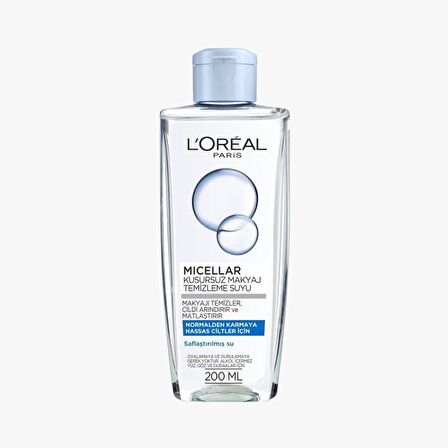 L'Oréal Paris Micellar Makyaj Temizleme Suyu - Normalden Karmaya 200 ml