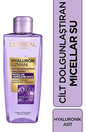 Loreal Paris Hyaluron Uzmanı Tüm Ciltler için Nemlendirici Hyaluronik Asit Yüz Temizleme Jeli 200 ml 