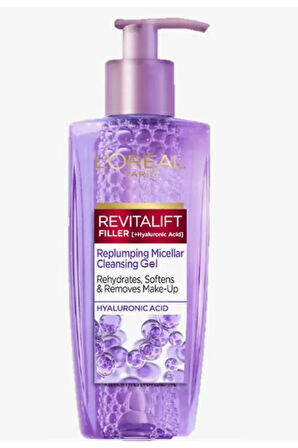 Revitalift Filler +Hyaluron Asit Dolgunlaştıran, Sıkıştıran, Arındırıcı Yüz Temizleme Jeli, 200ml