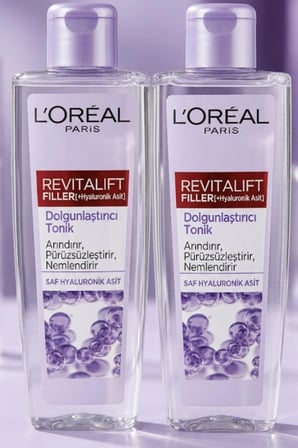 L'Oréal Paris Revitalift Filler Dolgunlaştırıcı Tonik - Hyaluronik Asit 2 x 200 ML