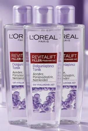 L'Oréal Paris Revitalift Filler Dolgunlaştırıcı Tonik - Hyaluronik Asit 3 x 200 ML