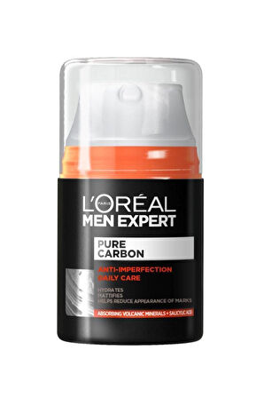 L'Oreal Paris Men Expert Pure Carbon Cilt Problemleri Karşıtı Günlük Nemlendirici Krem 50ml