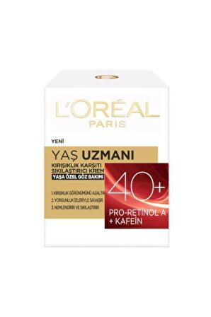 L'Oréal Paris Yaş Uzmanı 40+ Kırışıklık Karşıtı Sıkılaştırıcı Göz Kremi