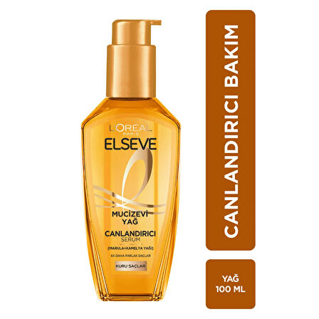 L'Oréal Paris Elseve Mucizevi Canlandırıcı Bakım Yağı 100 ml