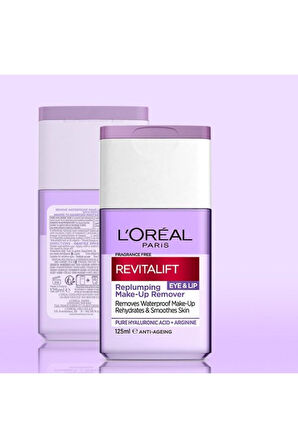 Revitalift Filler Hyaluronik Asit Çift Fazlı Göz Makyaj Temizleyicisi 125ml