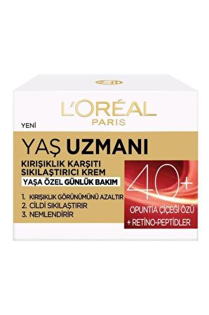 L'Oreal Paris Yaş Uzmanı 40+ Kırışıklık Karşıtı Sıkılaştırıcı Gündüz & Gece Kremi Seti 2'li Set 