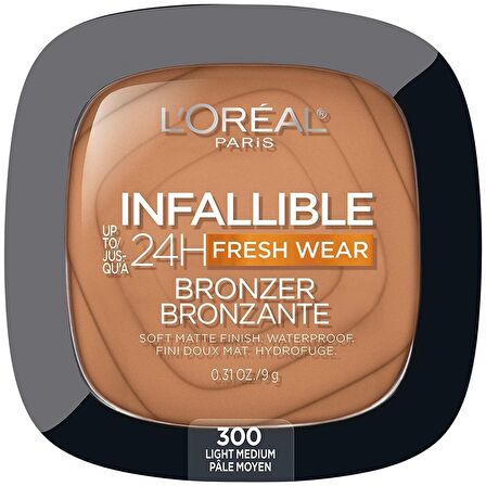 L'Oréal Paris Infaillible 24H Fresh Wear Bronzlaştırıcı Pudra - 300 Light Medium