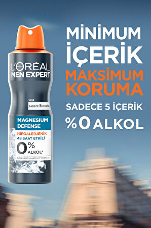 L'Oréal Paris Men Expert Magnesium Defense Sprey Deodorant